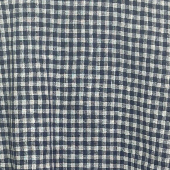 Vtg Donlin Tapered 'n Tails Permanent Press Size Large Dagger Collar Blue Shirt - Picture 6 of 7